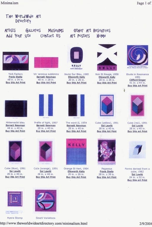 A bunch of different types of purple and blue designs