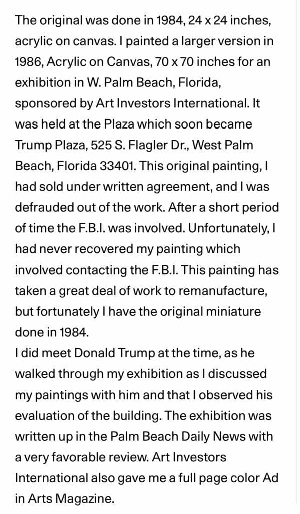 A picture of an article written by a person.