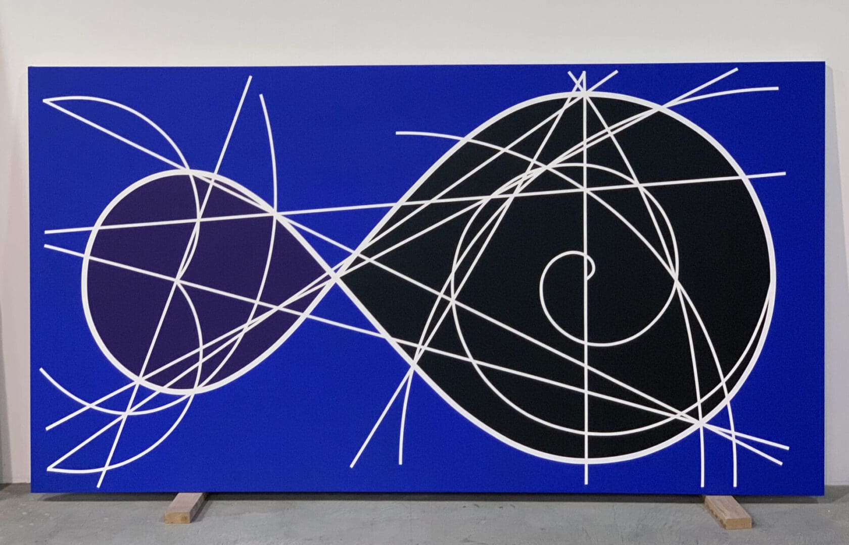 Clifford Singer Mechanical Universe Oct 20, 2020.1 Clifford Singer Mechanical Universe. 2001-2020. Acrylic on Canvas. 58.5 x 108 x 1 inches.