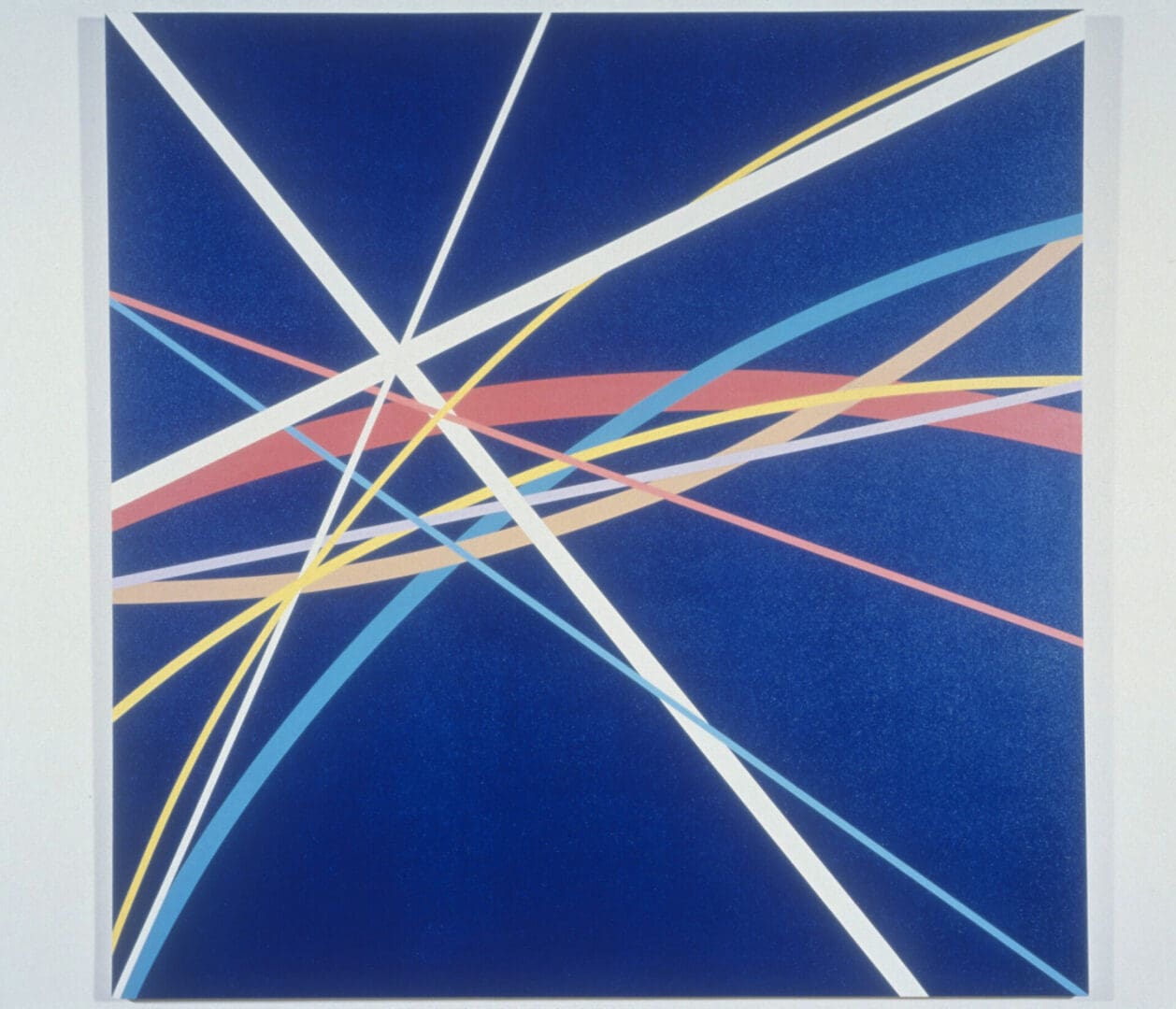 Clifford Singer. Star Fighter. 1986. Acrylic on Canvas. 70 x 70 inches
