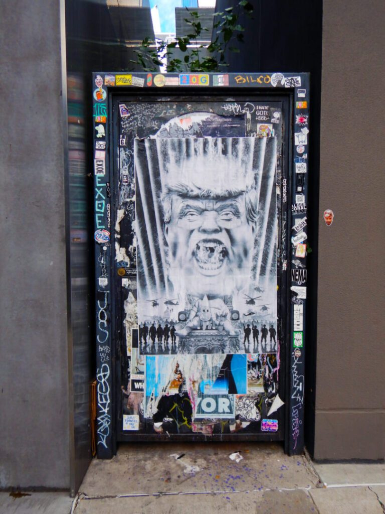 Clifford Singer. Building Entrance. NYC. 2025