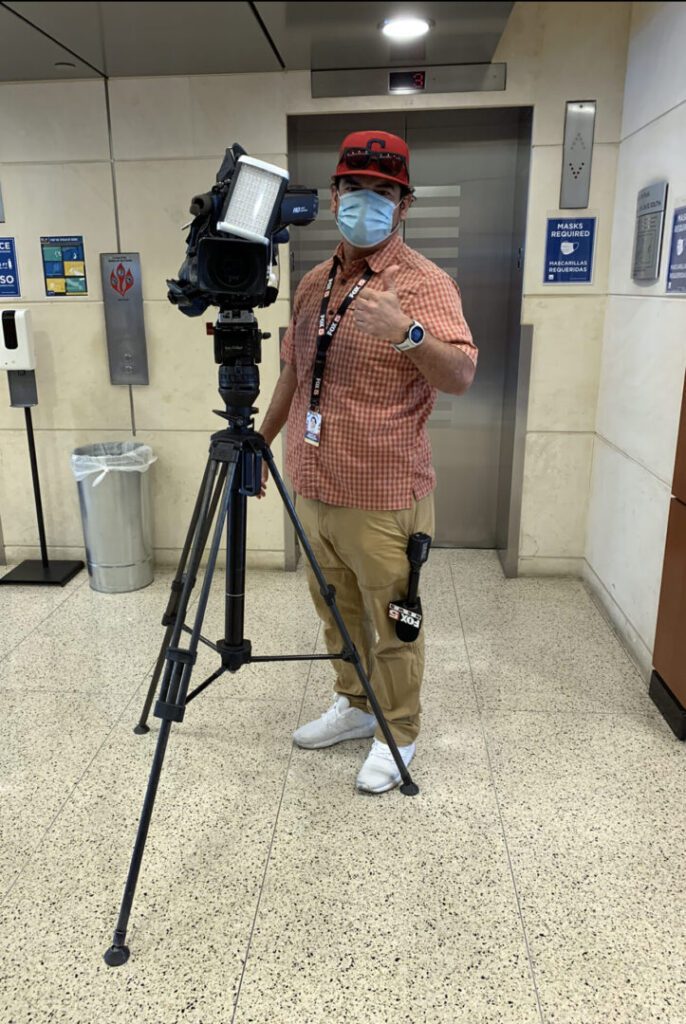 Clifford Singer. Fox 5 News. Foley Federal Building. 2022