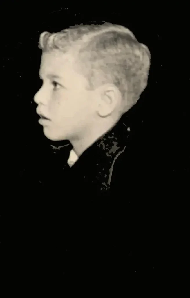 Clifford Singer. Age 7. B&W Print Photo  