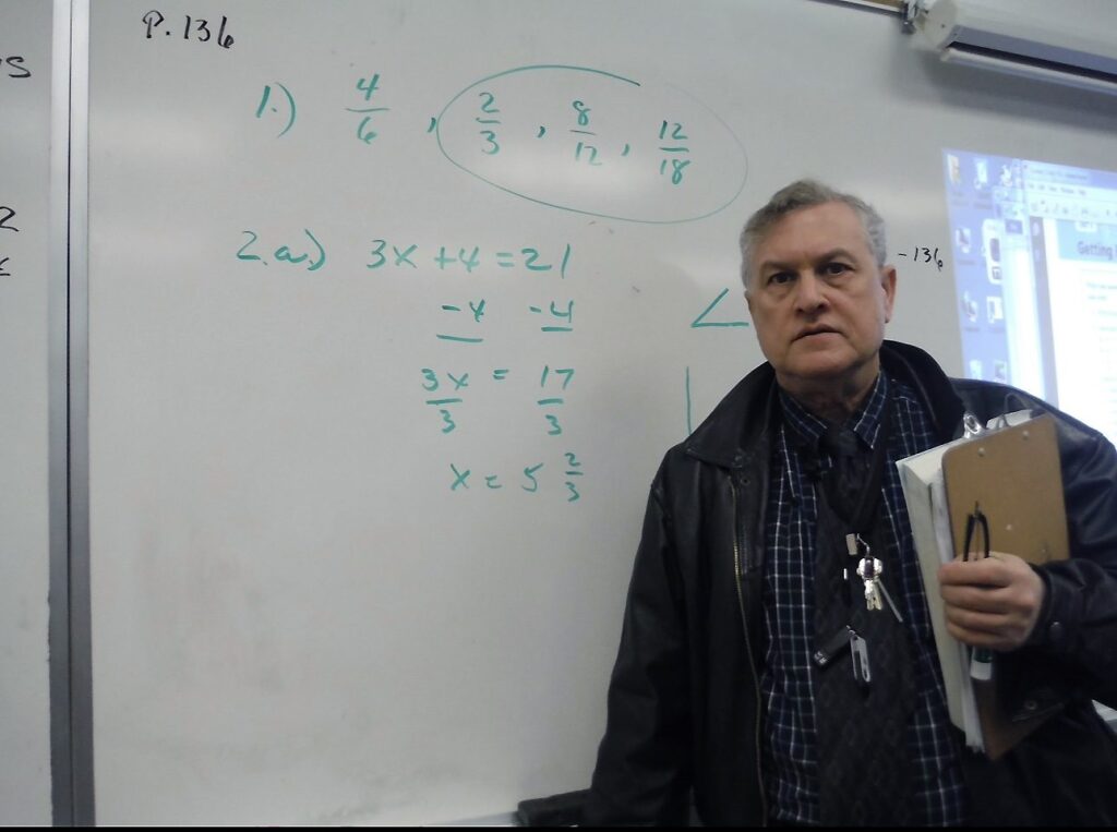 Clifford Singer. Portrait. Mathematics Teacher. 2013