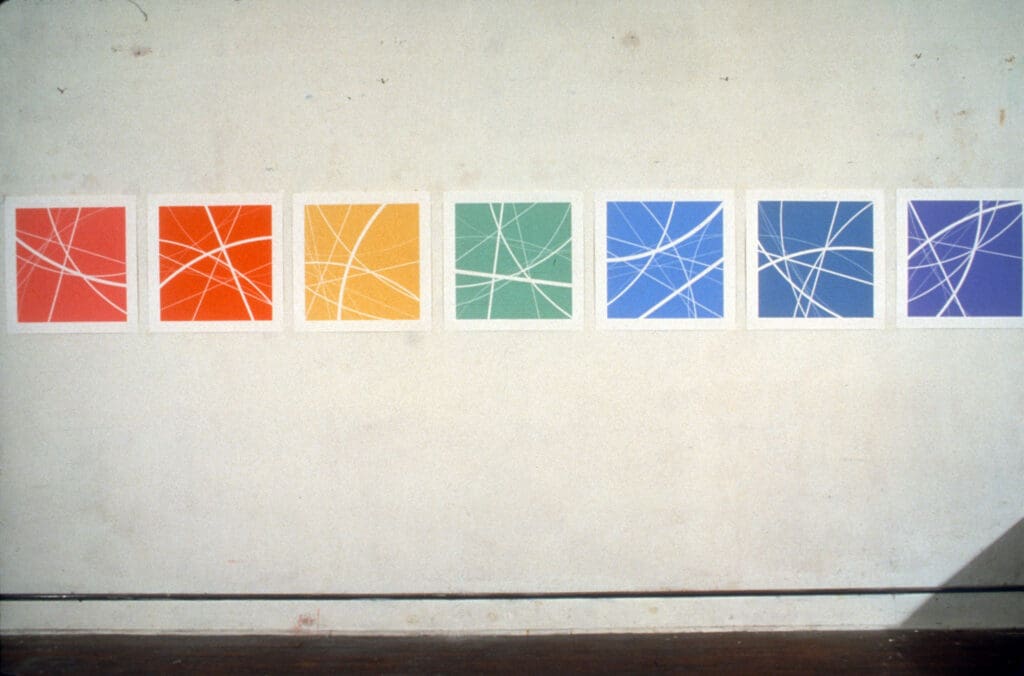 Heptameter Suite. 1981. Silkscreen on Paper. 24 x 24 each 
