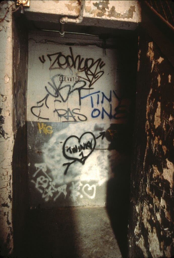 Madonna. Broome Street. 1986. Ektachrome Slide Film  