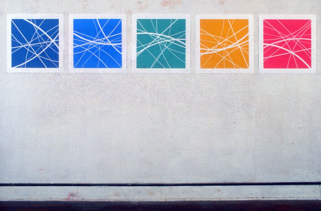 Pentameter Suite. 1982. Silkscreen on Paper. 24 x 24 each 
