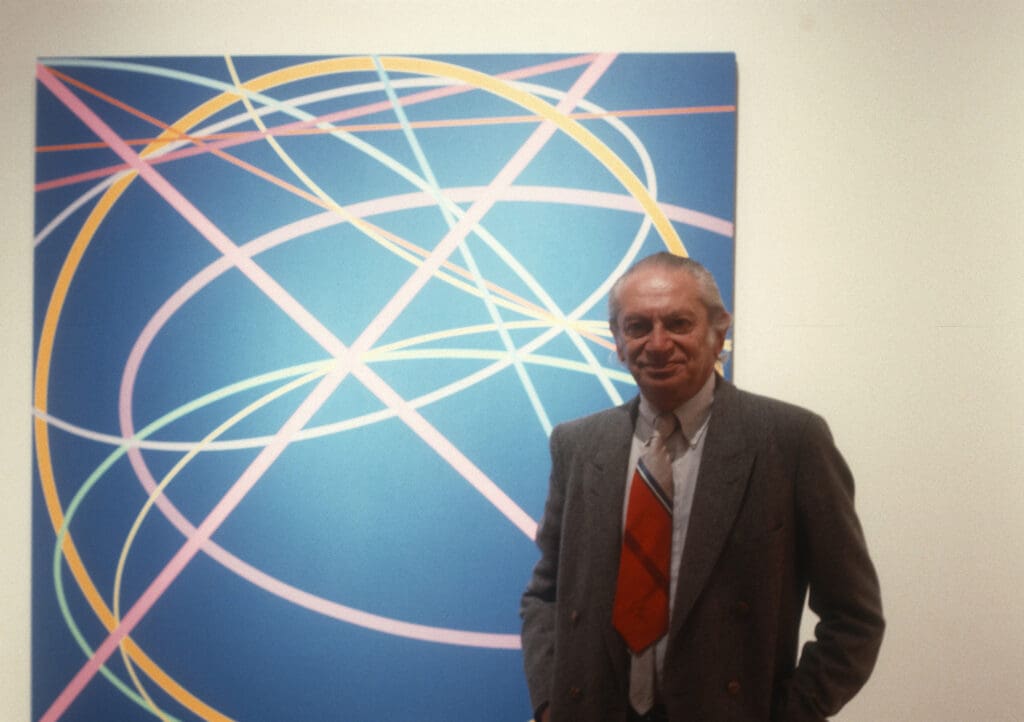 Raymond Lesnick. Vasarely Center. 1988. New York. Ektachrome Slide Film  