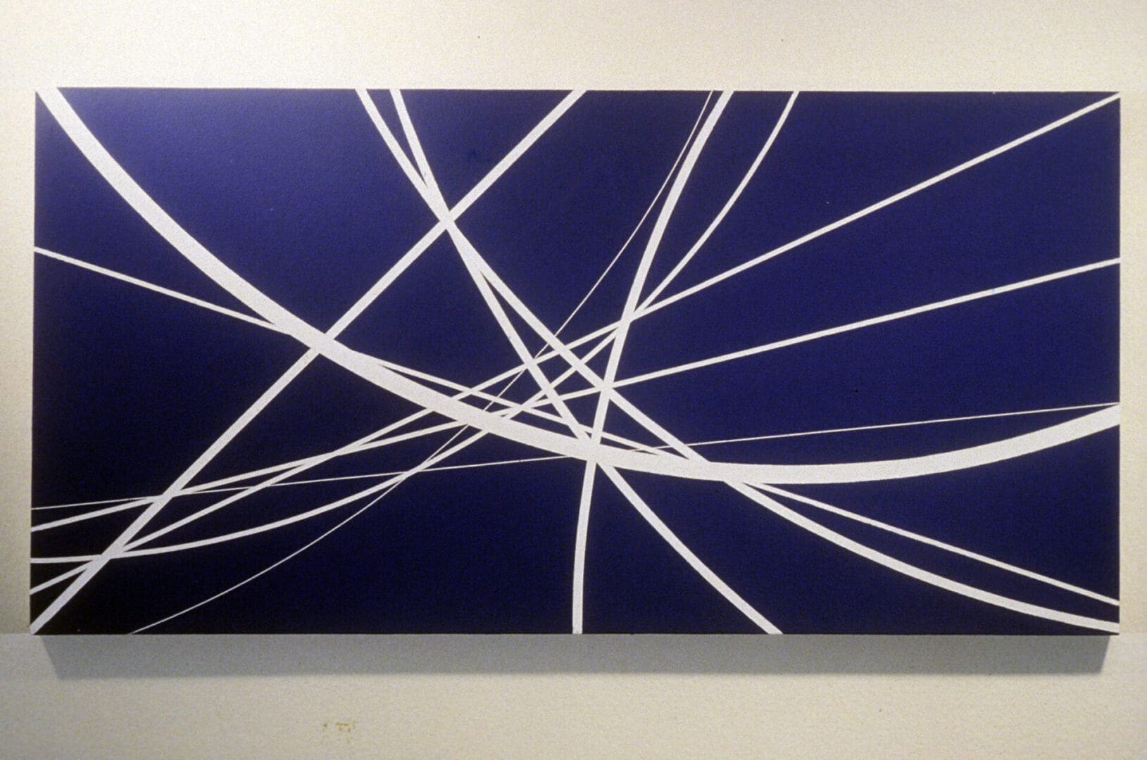 Lemma III. Mobil Commission. Blue Panel. 1983. Oil on Canvas. 72 x 144 inches  

