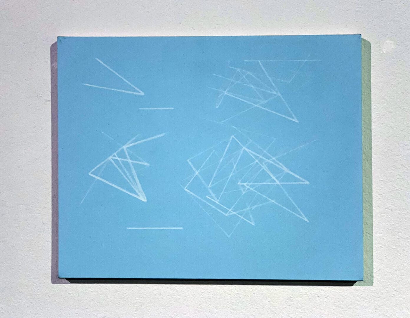 Invisible Painting. 1977. Gouache on Acrylic on Canvas. 16 x 20 inches