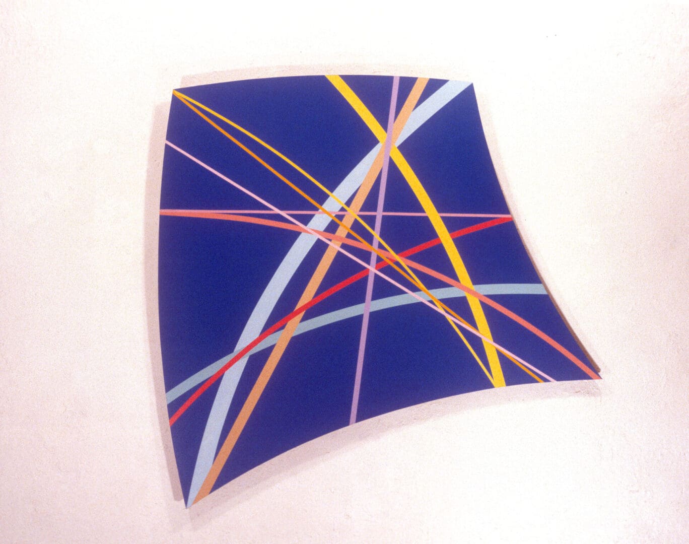 Portals Series. 1986. Blue. Acrylic on Wood.  47 x 47 inches  