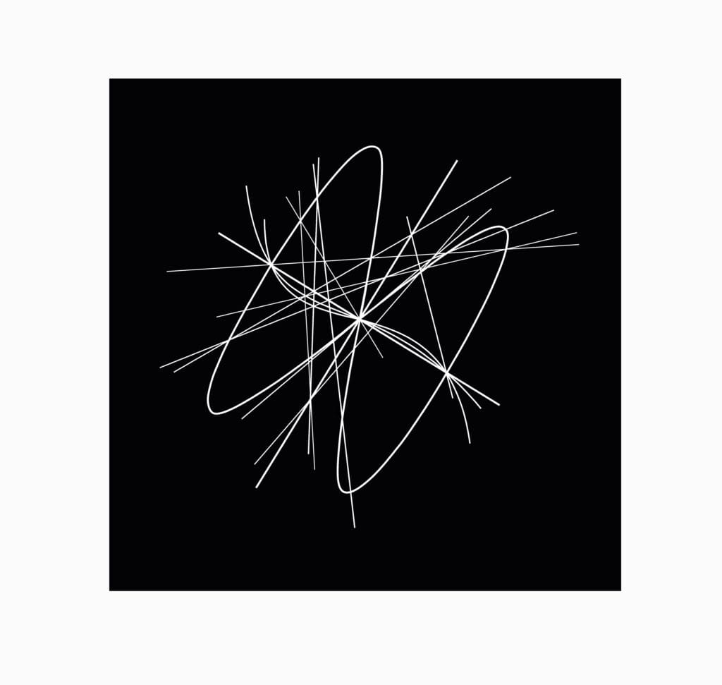 Intersecting loops and radiating lines
