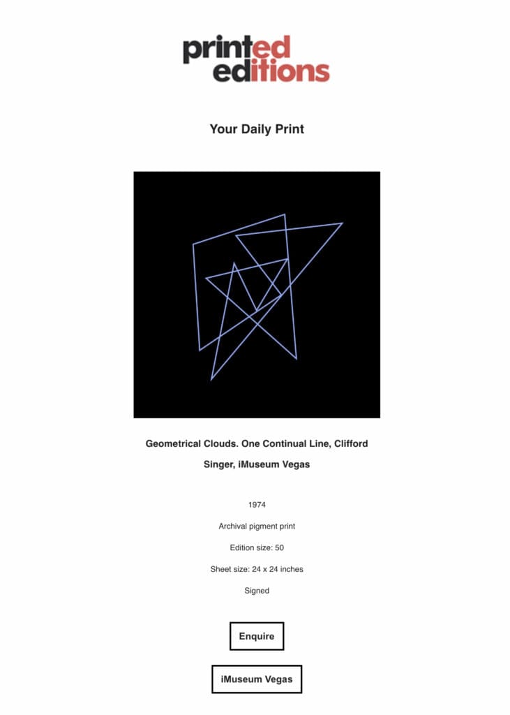 Abstract geometric artwork with intersecting lines.