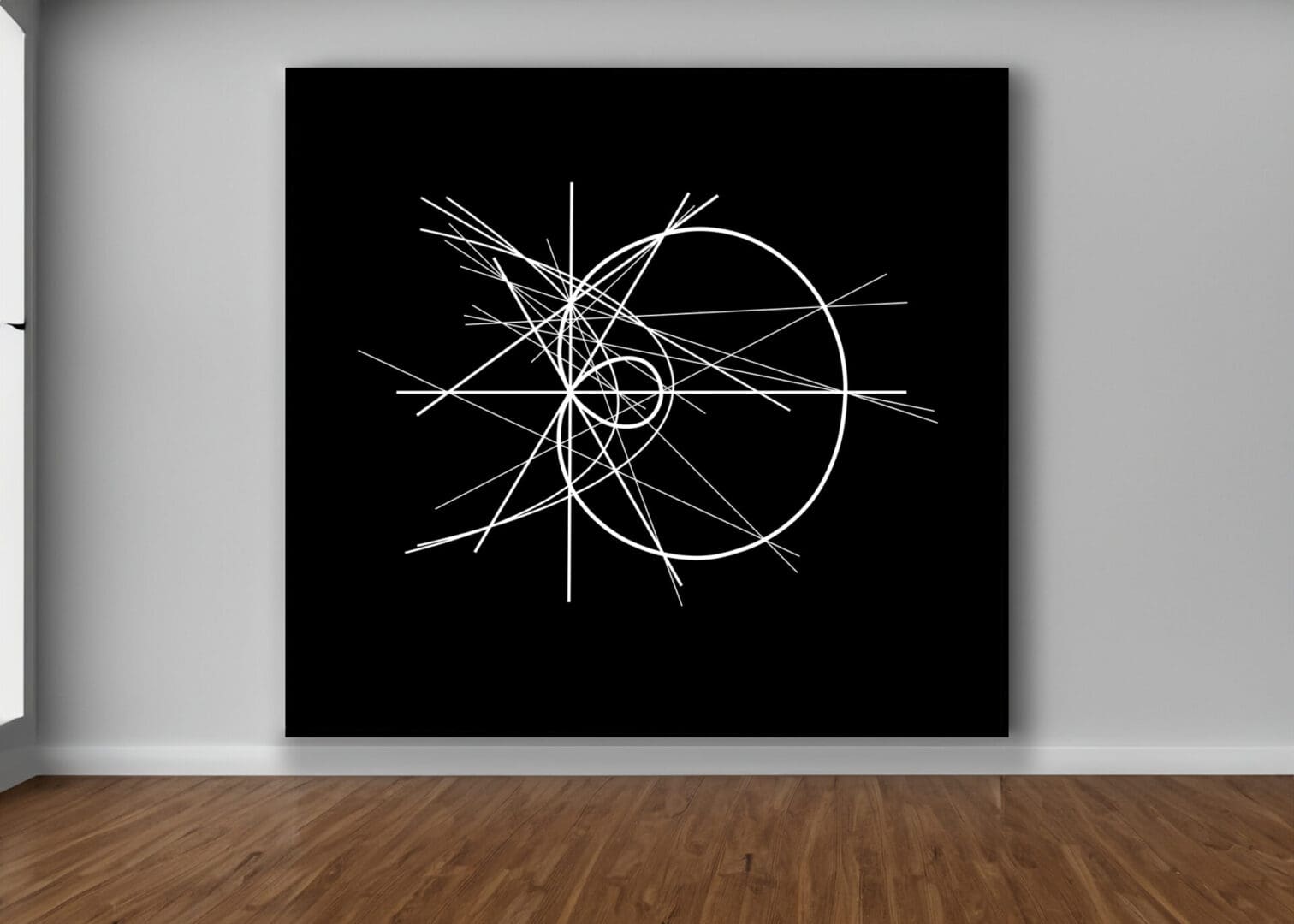 Cardioid with Parabola. 2024. Archival Ink on Canvas. 25 x 27 inches. 1.2.3.4.5.6 Vector copy