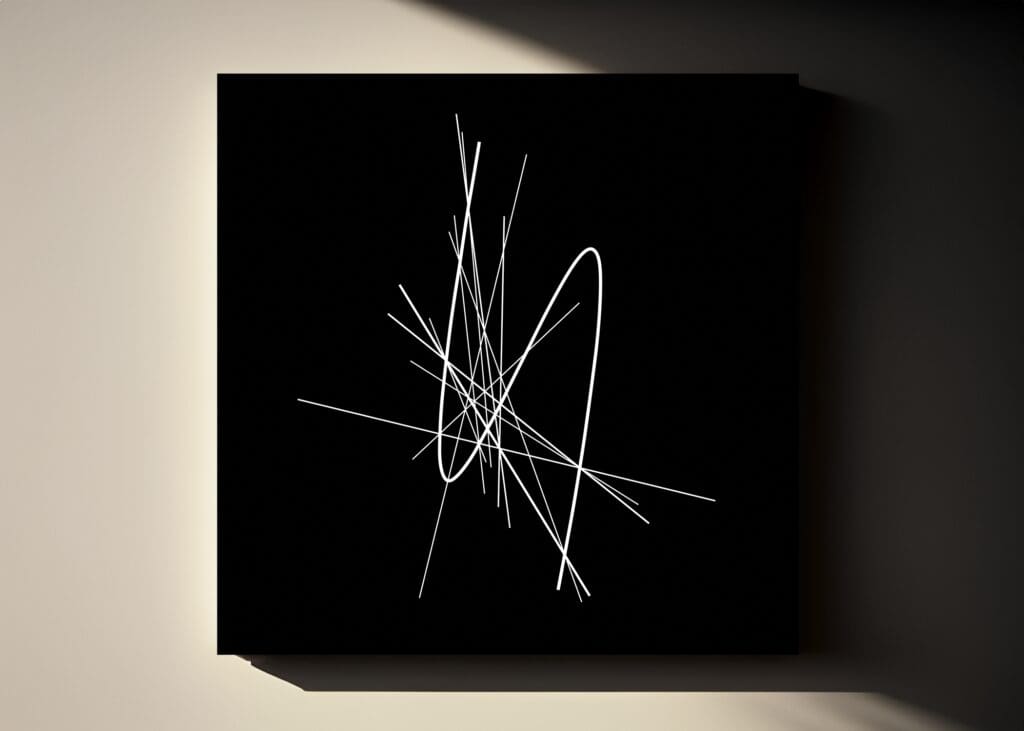 Diagonal loops and clustered crossing lines