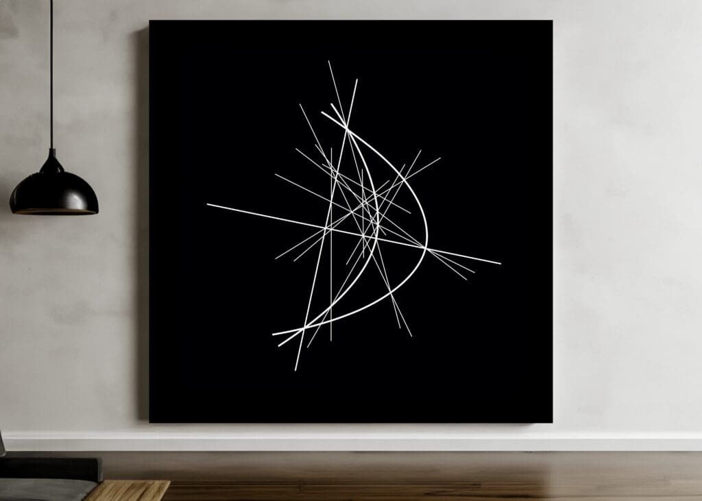 White parabolic curves and radial lines