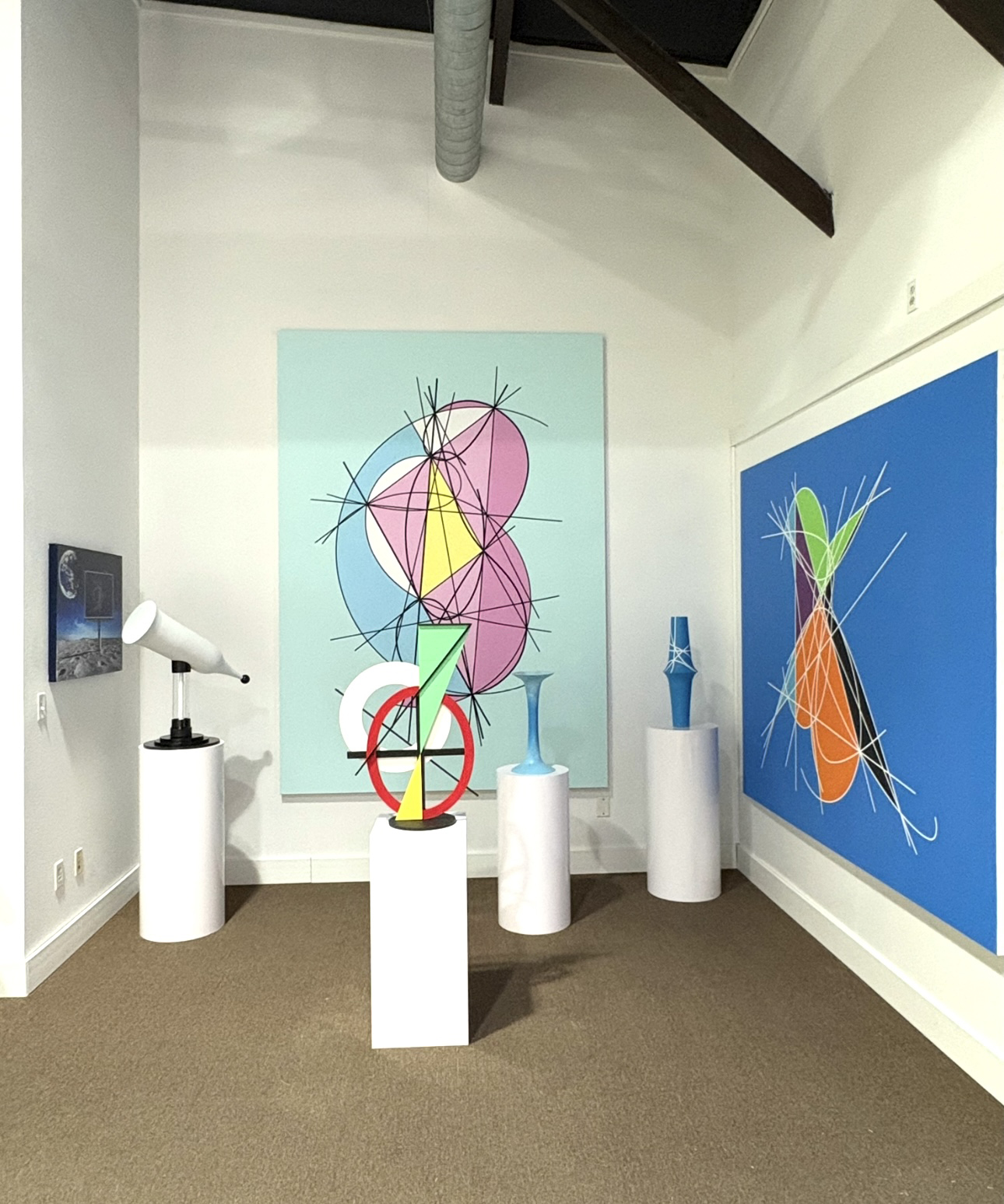 Clifford Singer. Installation View. Assorted Sculptures and Paintings. Henderson. Nevada. 2026