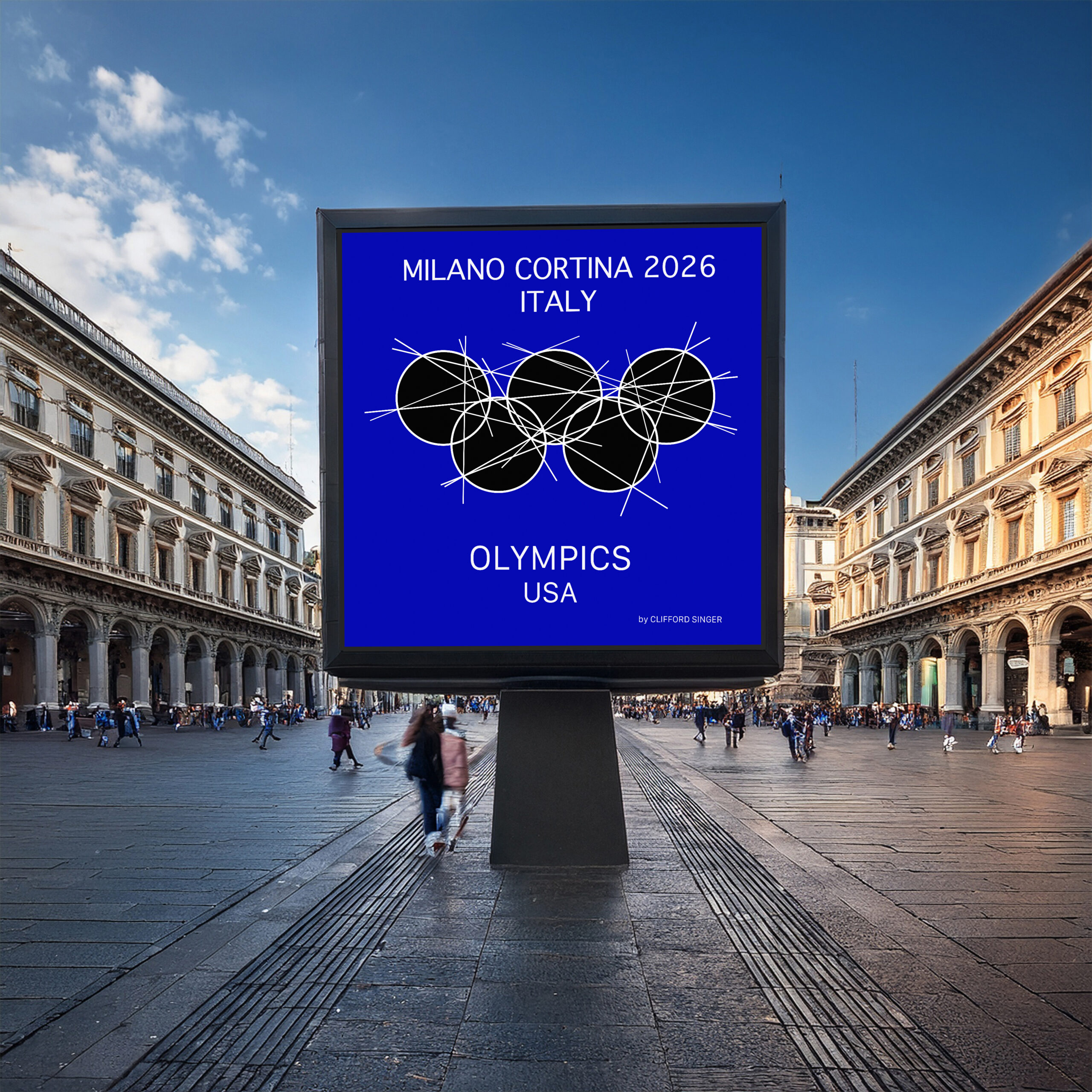 Clifford Singer. Billboard Olympics Milano. 2026