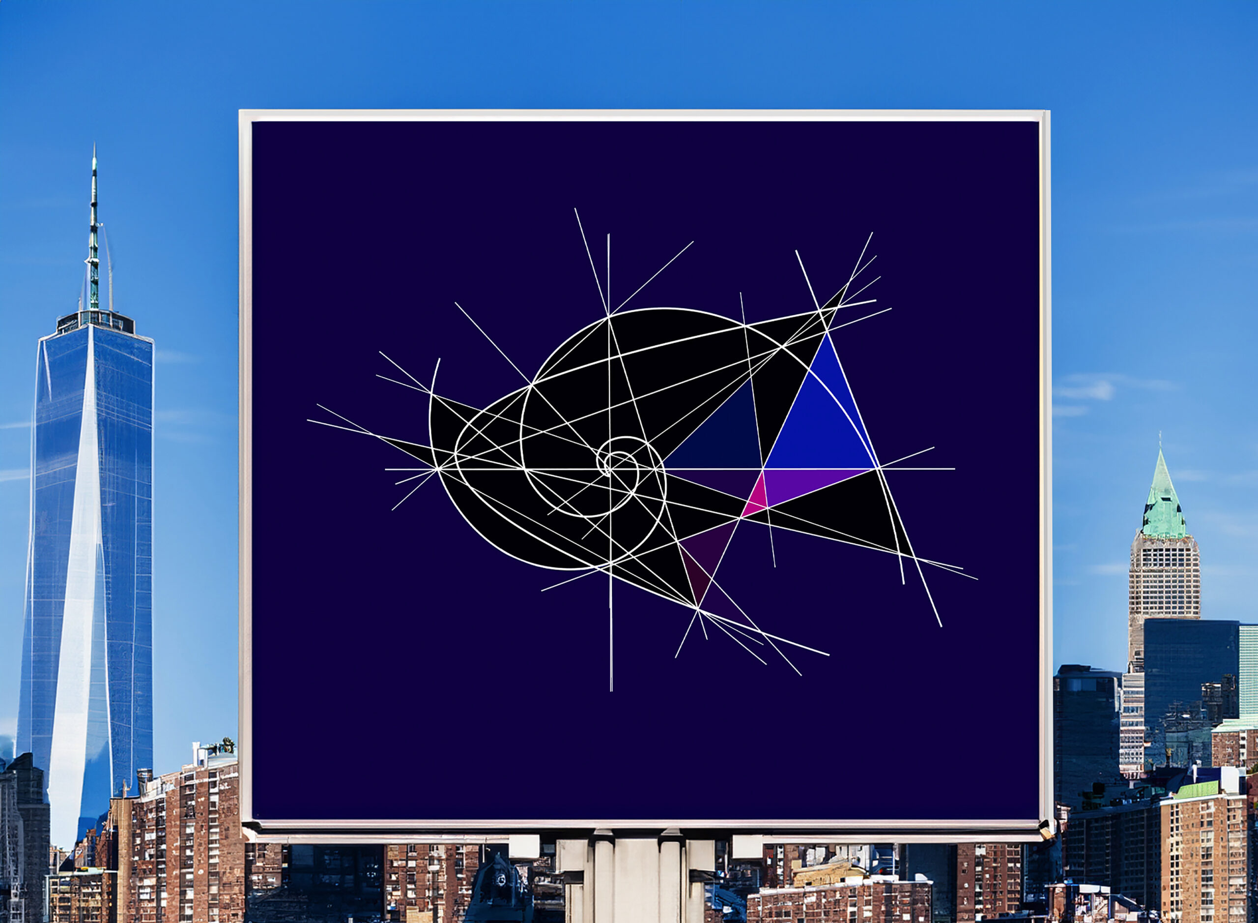 Clifford Singer. Billboard Series. New York Soho. NYC. 2025