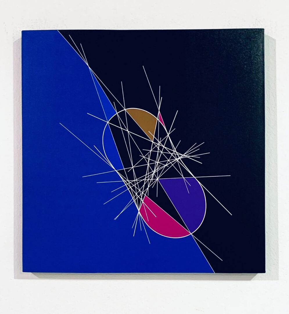 Clifford Singer. Cassinian Oval. 24 x 24 inches. 2024