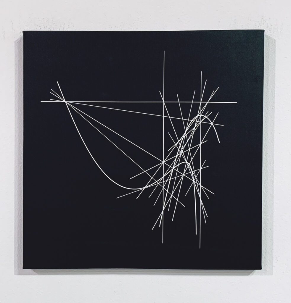 Parabolic loop intersected by multiple lines