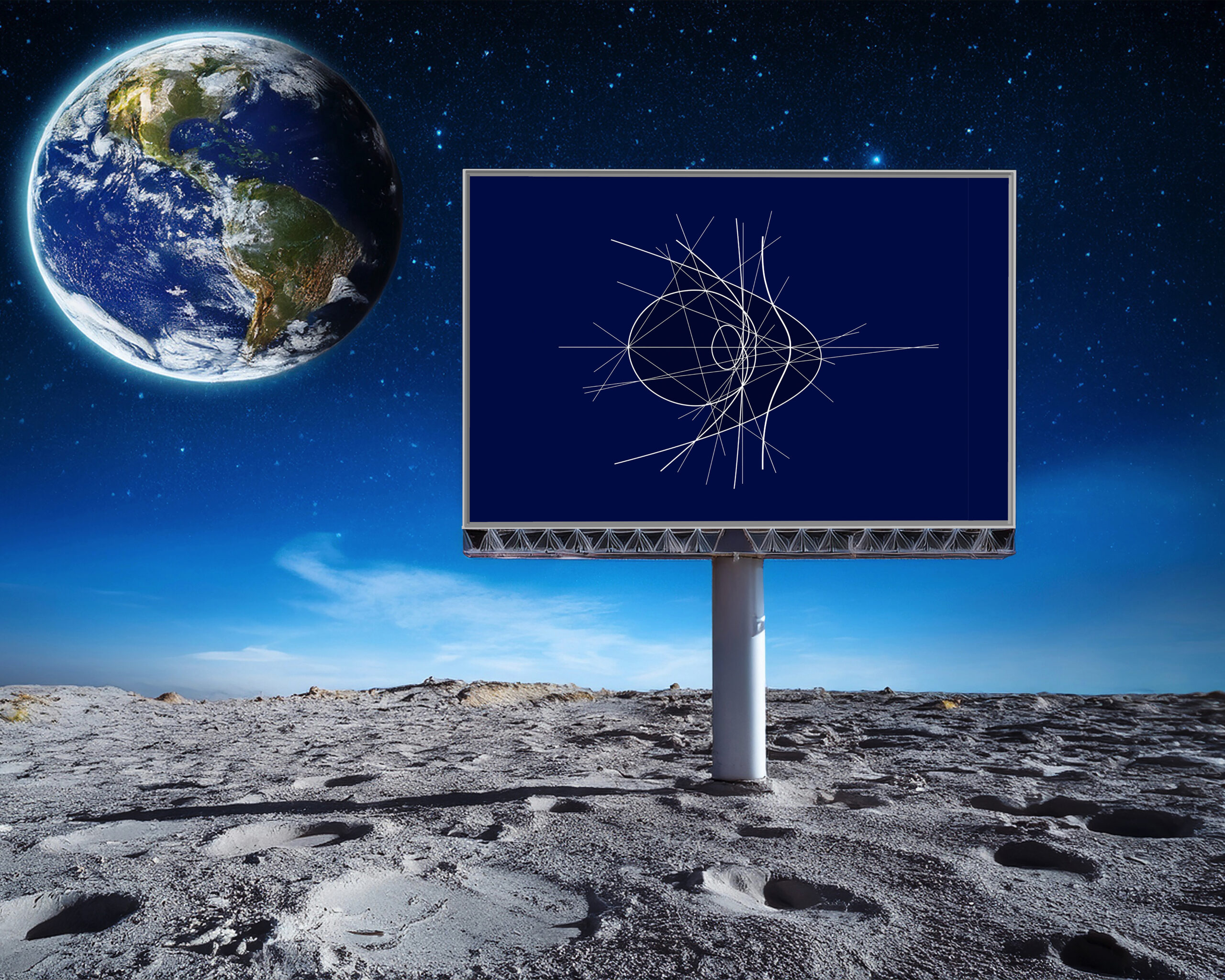 Clifford Singer. Moon Billboard. Cardioid. Domain: [0 < Theta < 2Pi]. 2025
