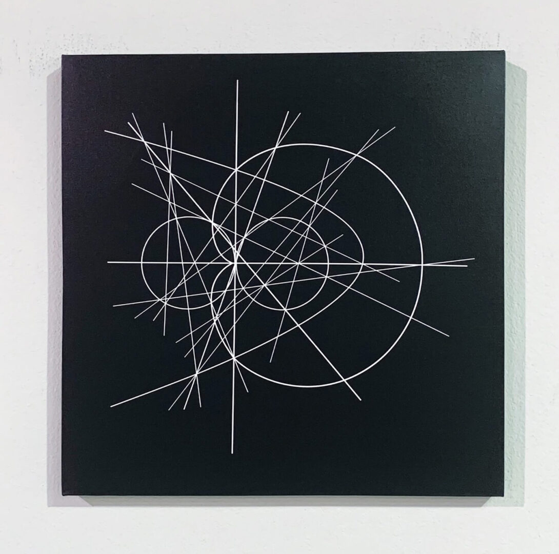Clifford Singer. Arc Length with Polar Coordinates Differential. 24 x 24 inches. 2024