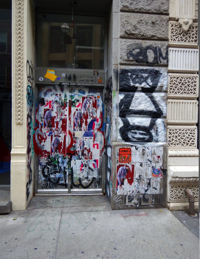 Clifford Singer. Building Entrance. NYC. 2025