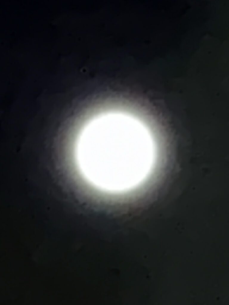 Clifford Singer. Full Moon. Photograph iPhone. April 1. 2026